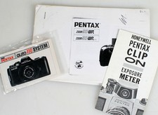 PENTAX CAMERA  FLASH MANUALS, SET OF 3