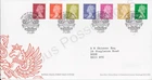 GB ROYAL MAIL FDC 2020 MACHIN DEFINITIVES WINDSOR PMK £1.42-£3.82 M20L