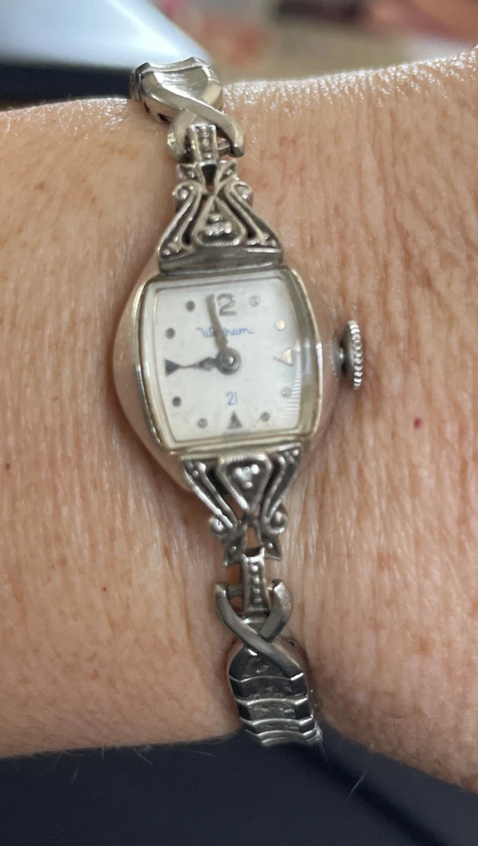 Vintage Waltham Quartz Ladies 21 Jewel Watch Starburst Dial New Battery Running Waltham 21 Jewels Wristwatches for sale - eBay main image 3
