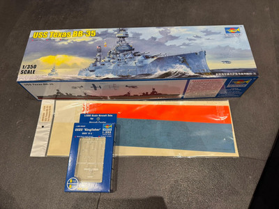 Trumpeter USS Texas BB39 1:350 0534 + Holzdeck + Flugzeuge