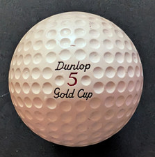 vtg - DUNLOP GOLD CUP - Golf ball - Small script lettering