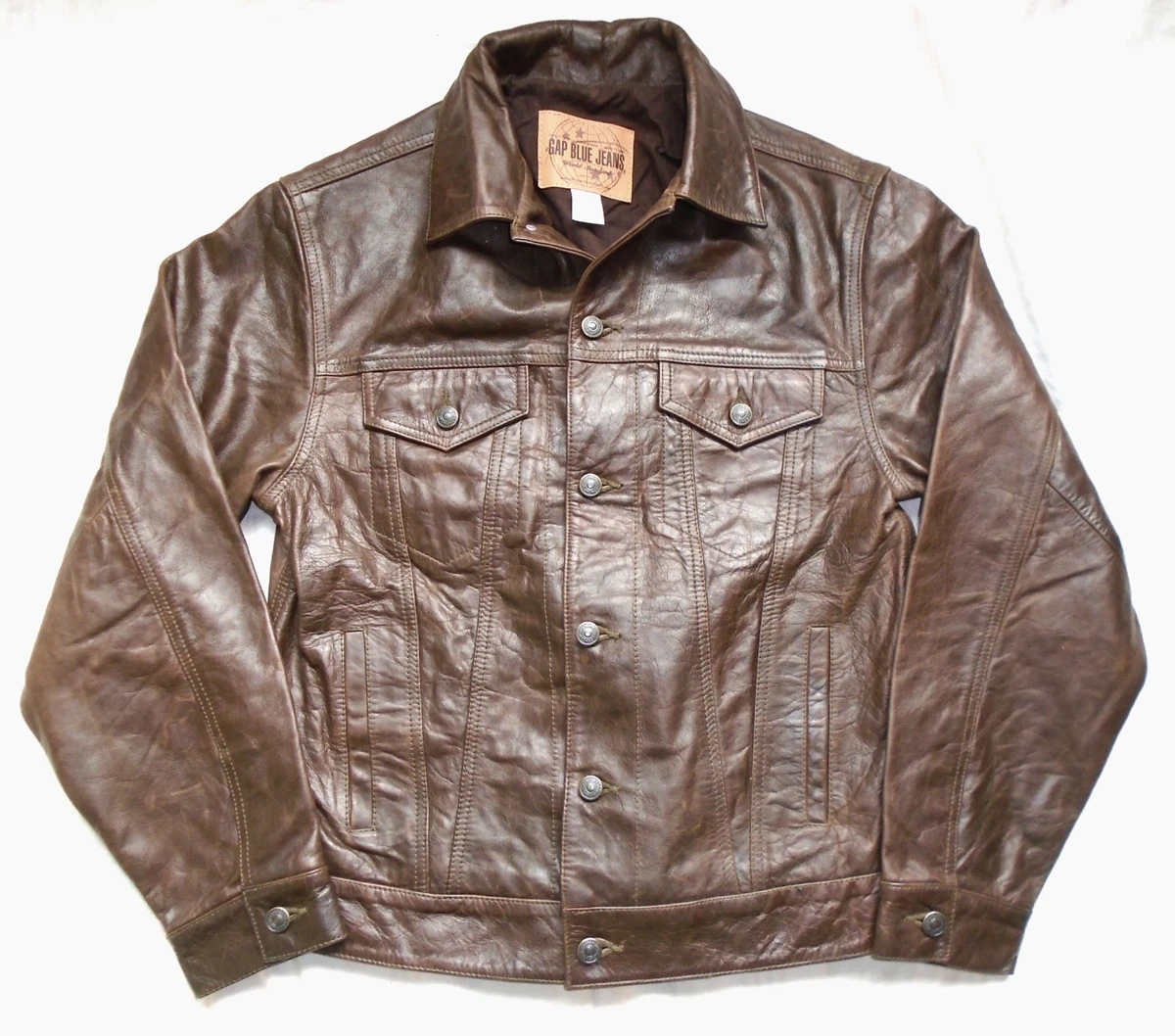 Gap Leather Outer Shell Coats, Jackets & Vests Motorcycle Jackets