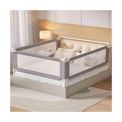 3-Piece King Size Bed Rail for Toddlers - Height Adjustable Baby Bed Rail Gua...