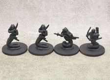 28mm Samurai metal MYTHOLOGICAL NAGA x4 undercoated Dixon Miniatures 34451