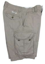 Polo Ralph Lauren Classic Fit Mens Cargo Shorts Size 33 Khaki Cotton Chino