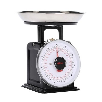  11lb Analog Kitchen Mechanical Food Scale Weighing Dial Scale with Bowl 