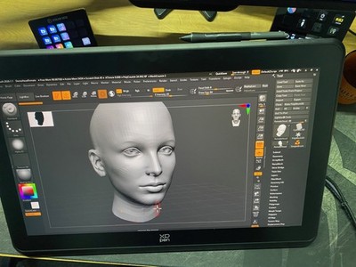 XPPen Artist Pro 22 Gen 2 2.5K Graphics Drawing Tablet X3 Used