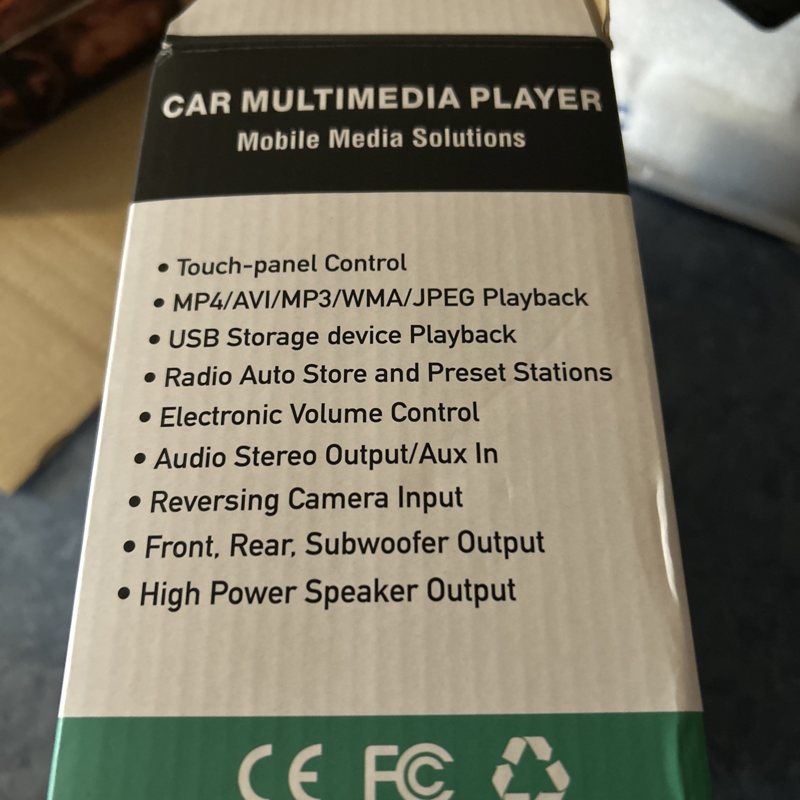 Mobile Media Solutions Car Multimedia Player
