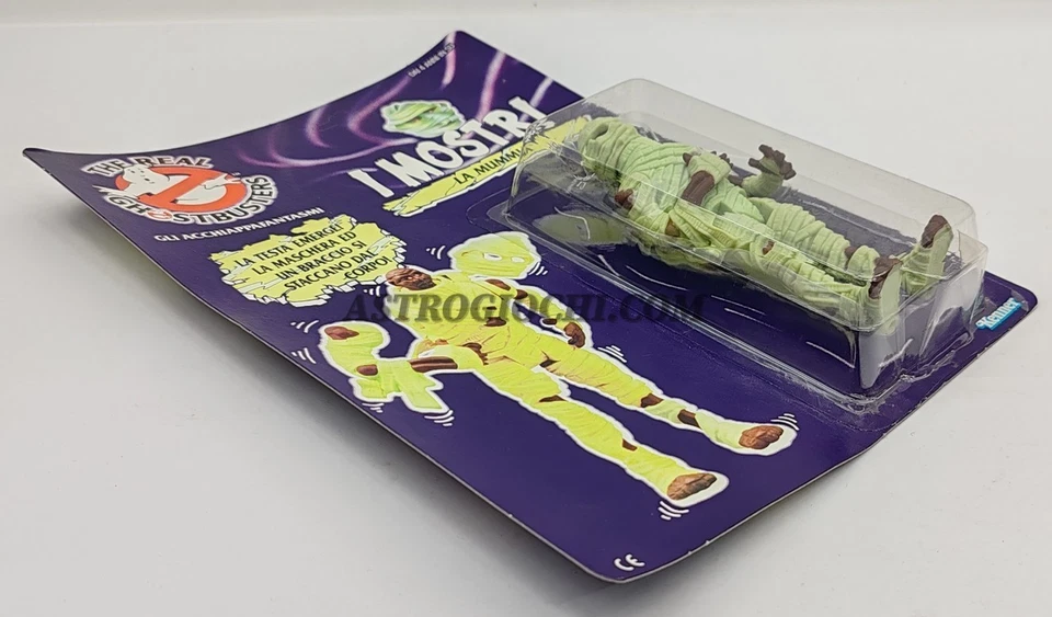 THE REAL GHOSTBUSTERS MONSTERS MUMMIA KENNER MOC CASE FRESH UNPUNCHED VINTAGE 86 - Immagine 4 di 4