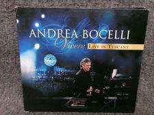 Andrea Bocelli Vivere Live In Tuscany CD DVD Concert Album Live Performance