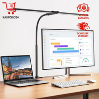 Schreibtischlampe Led Dimmbar 1200 Lumen Klemmbar Schwarz Augenschutz BüRo