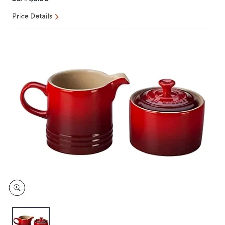Le Creuset Cream & Sugar Dishes for sale | eBay