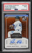 2016 Donruss Signature Series Orange 2/15 Pedro Martinez PSA 9 MINT Auto HOF tj0