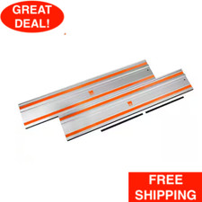 110 in. Track Saw Track Guide Rail  Adapters Aluminum Universal Design