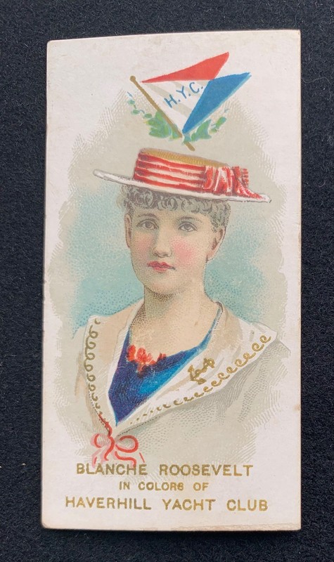 1889 N91 Duke YACHT COLORS - BLANCHE ROOSEVELT - HAVERHILL YACHT CLUB
