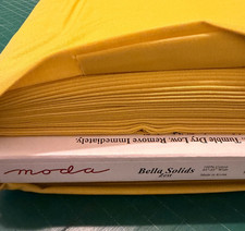 MODA Bella Solid 100 USA cotton fabric by the yard ZEST YELLOW dull 9900 484