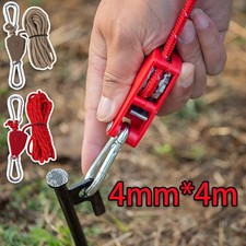 Awning Rope Hook 4mm Tent Anchor Fastening Wind Rope Buckle