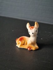 Porcelain Fawn Figurine. Kitch. Retro. Bambi.