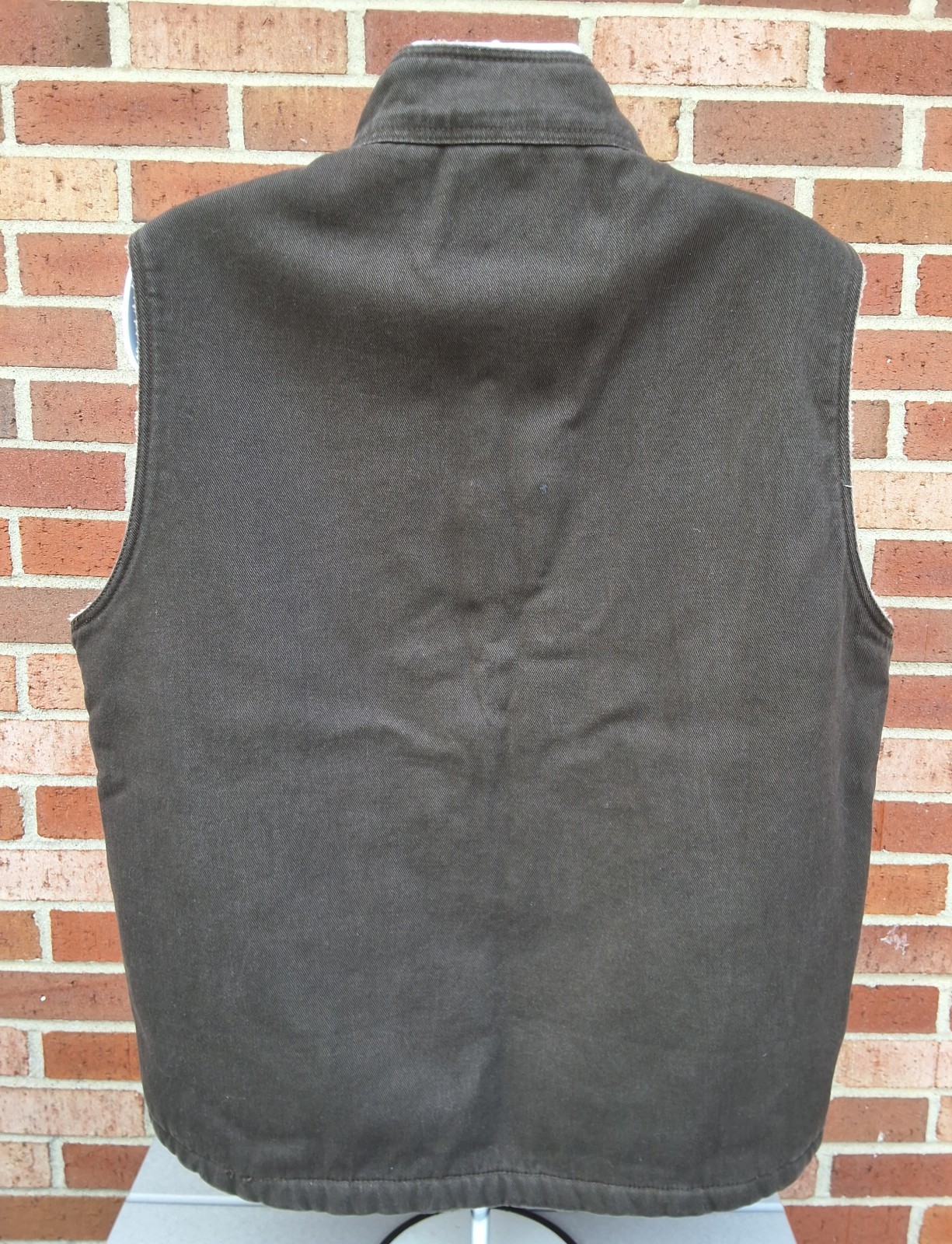 Wolverine Work Wear Sherpa Lined Vest Heavy Denim XL Rugged & Timeless