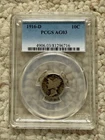 1916-D Mercury Silver Dime PCGS AG03 Condition Key Date