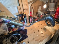 Scalvini racing scarico espansione + terminale allum ktm 85 sx dal 2003 al 2017