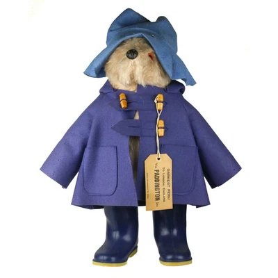 Vintage 1972 Gabrielle Paddington Bear Blue Coat & Hat w/ Tag 20" Tall - Image 1 of 4