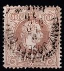 Austria 1867: 50 Kr rough print (ANK 41 I) canceled "Vienna" (ANK 155 €)