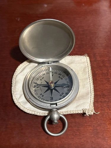 VTG WW2 WITTNAUER US Army Military Pocket Compass WWII