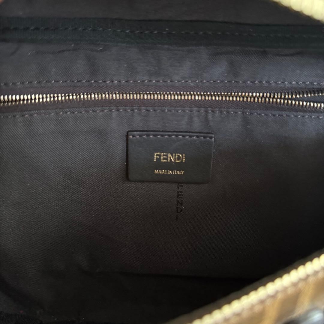 Fendi x Fila Roma Authentic Crossbody Waist Bag Belt Bag Used Minor Scratches image 2