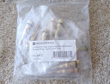 (5 Pairs) Monoprice 9437: High-Quality Gold Plated Speaker Banana Plugs @c7