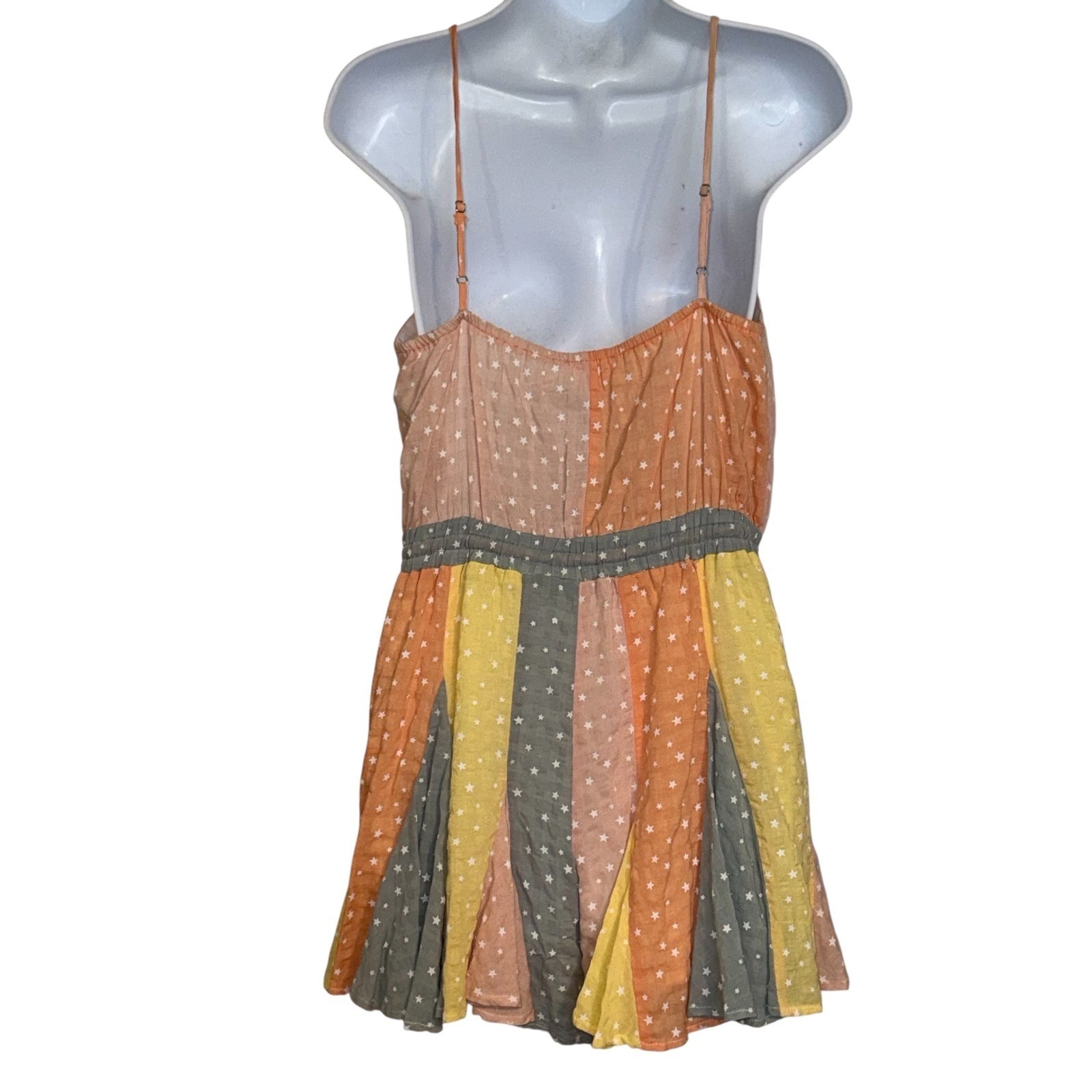 STORIA Star Patchwork Print Lined Adjustable Stra… - image 7