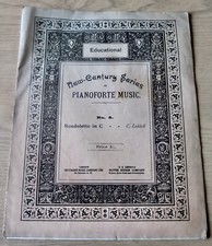 C. LIDDELL RONDOLETTO IN C PRELIMINARY PIANO SOLO SHEET MUSIC EARLY 1900's
