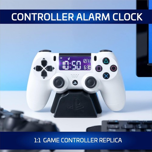 PlayStation Controller White Alarm Clock by Paladone - Picture 3 of 7