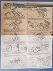 G.I.JOE VEHICLE BLUE PRINTS . DREADNOK THUNDER MACHINE. 1986
