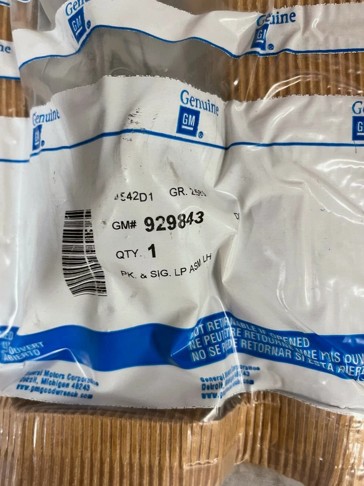 "RARO" 1984-88 BUICK CENTURY PARQUE/LÁMPARA GIRATORIA GM 929843 LH y 929844 RH -UN JUEGO Foto 2 de 4