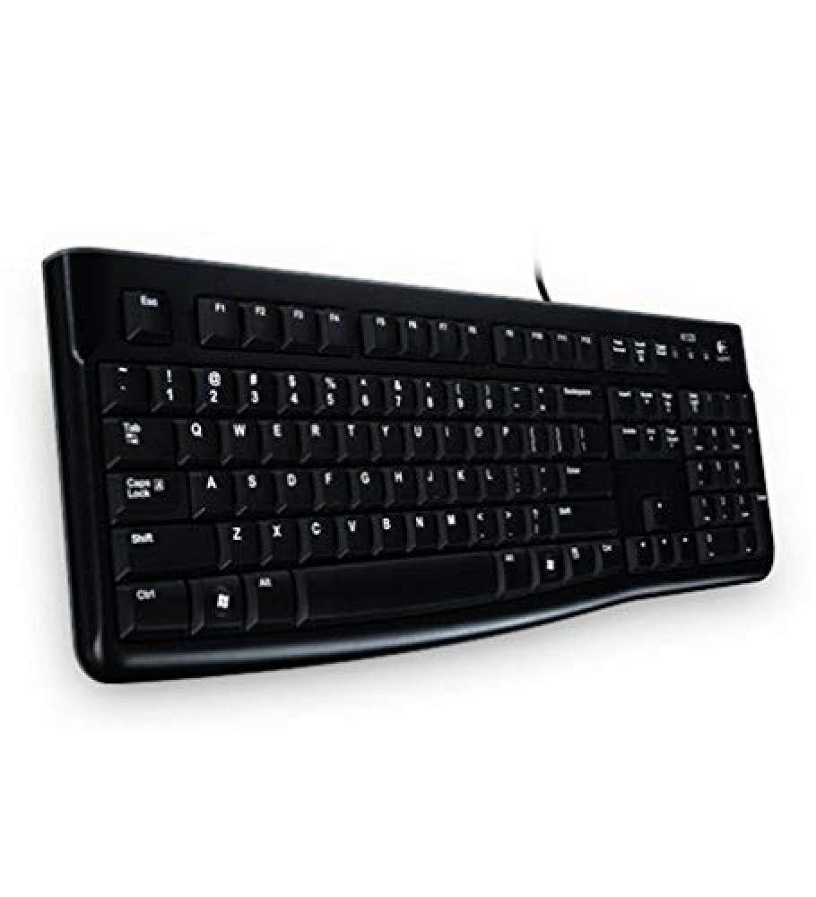 Logitech K120 Tastiera Cablata, Layout Greco Qwerty, Nero - NUOVO