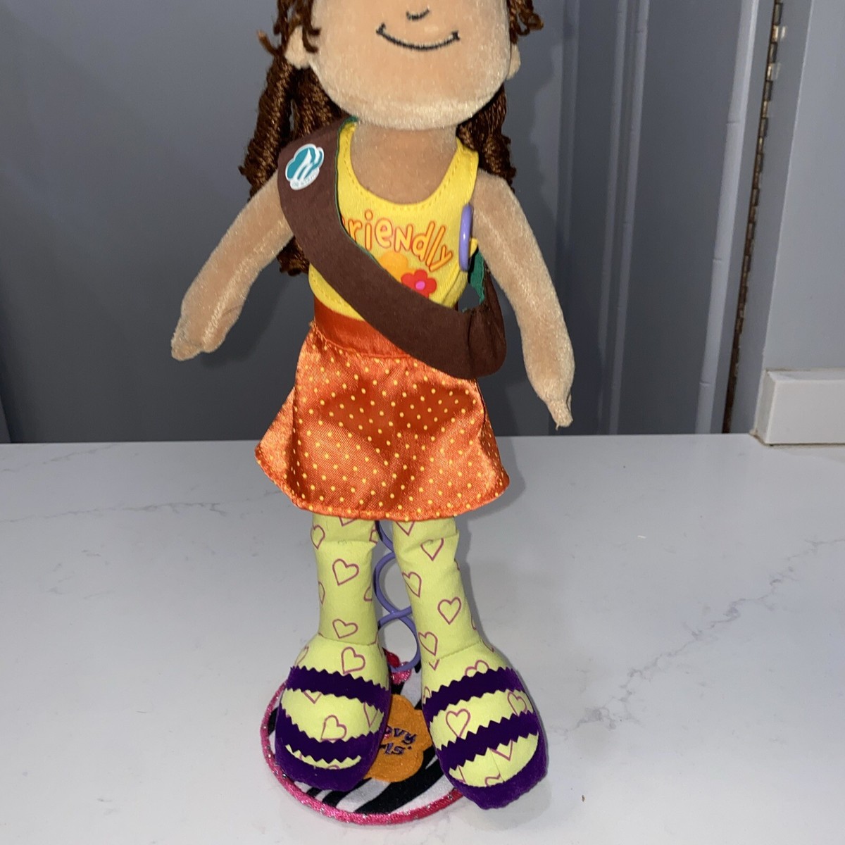 Trini Groovy Girls Scout Plush Doll Brown Friendly Manhattan Toys