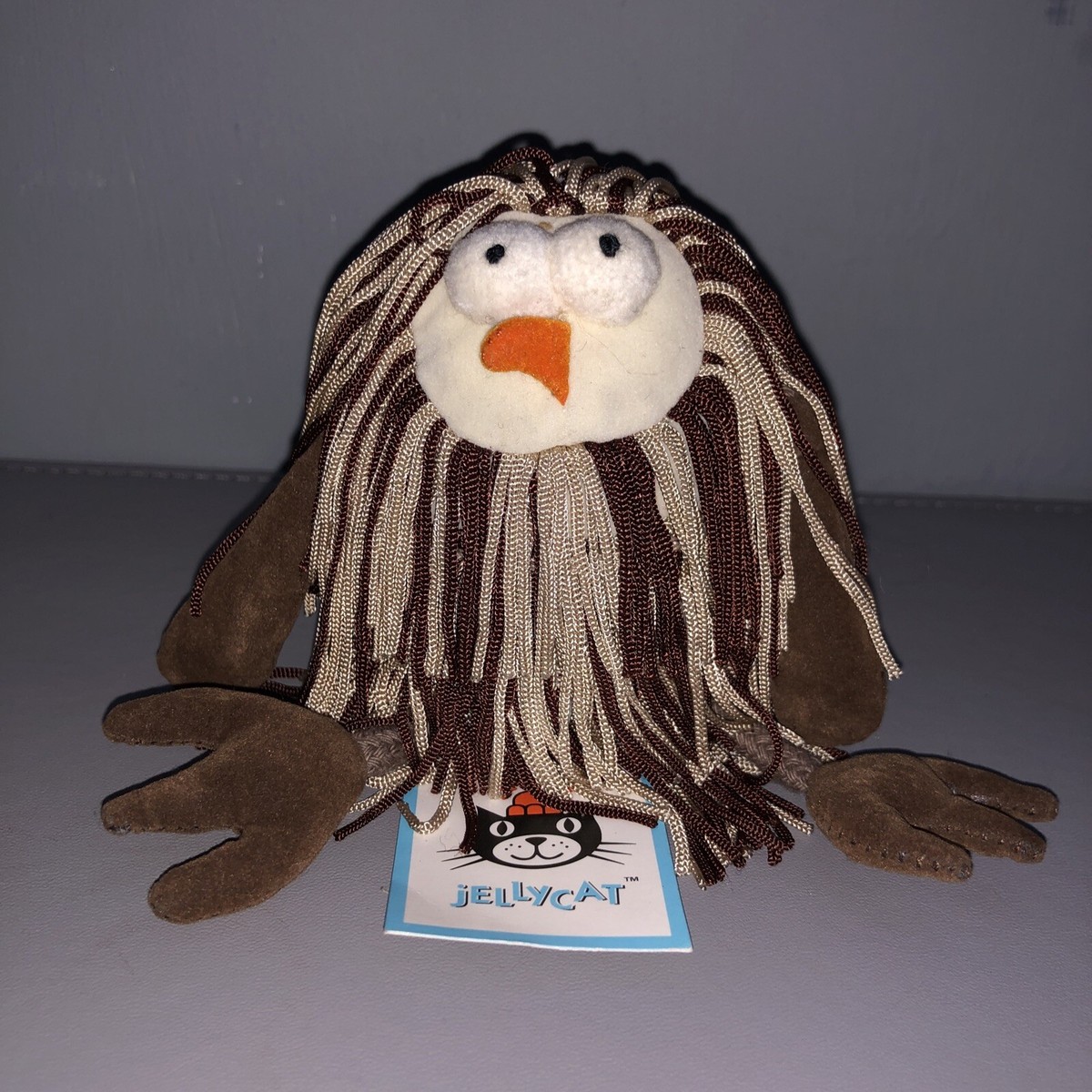 Jellycat “I am Fringe Benefits Otis Owl” Rare Bird Soft Toy