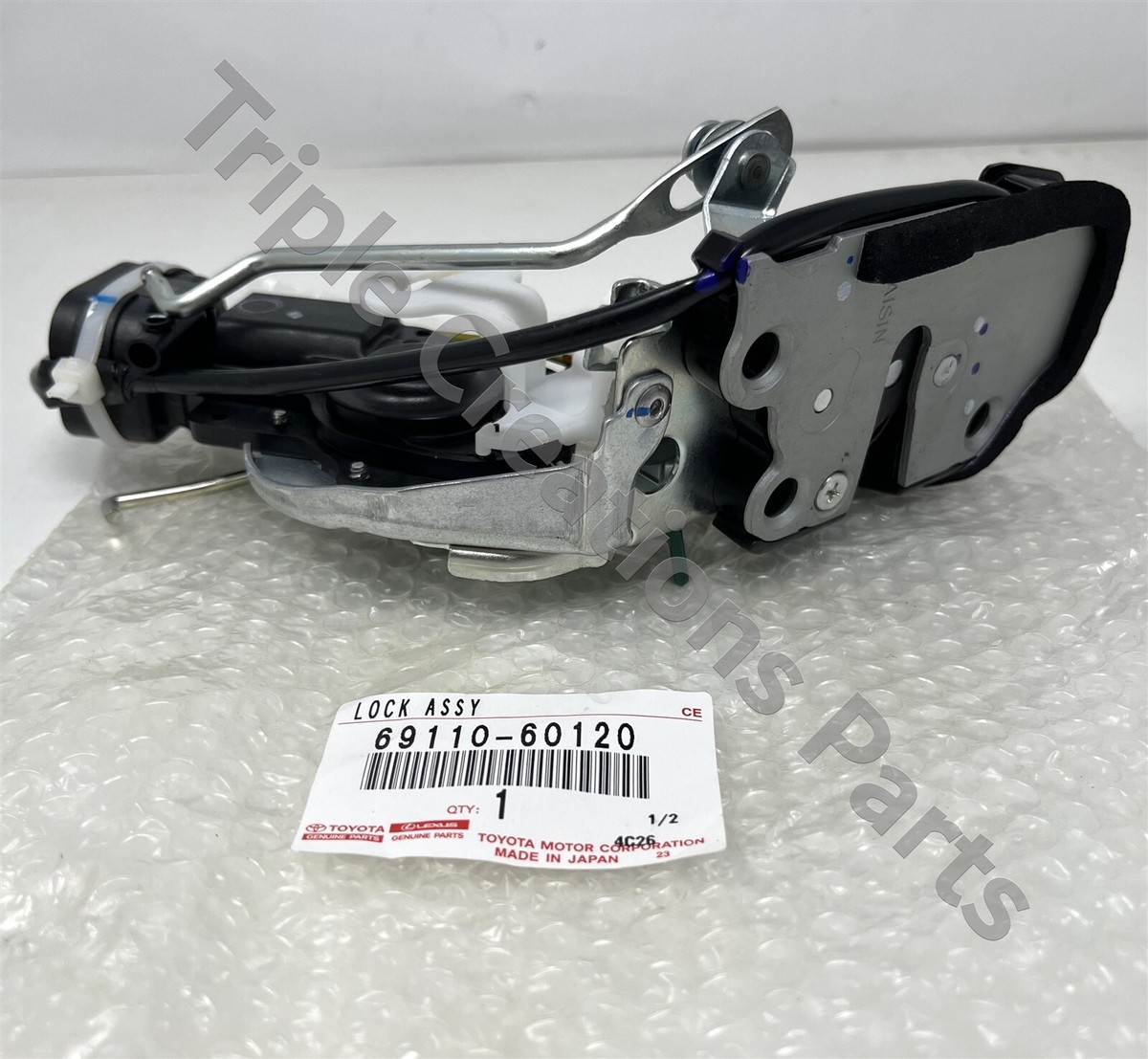 Genuine Toyota 69110-60120 Lock Assy Back Door 6911060120 OEM | eBay