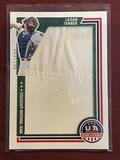 2021 Panini Stars & Stripes Logan Tanner Jumbo Team USA Jersey Relic /150