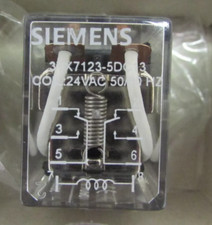Qty 2 SIEMENS FURNAS DPDT Relay 10 Amp 24VAC 3TX7123 5DC13 Free Ship