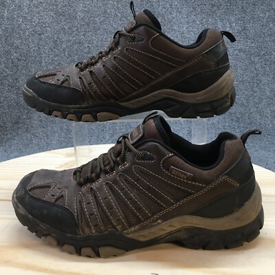 靴 C&J 82006-G02C DARKBROWN 8 Highland Creek Hiking Boots Mens 8 Apex 2 Brown Faux Leather Lace