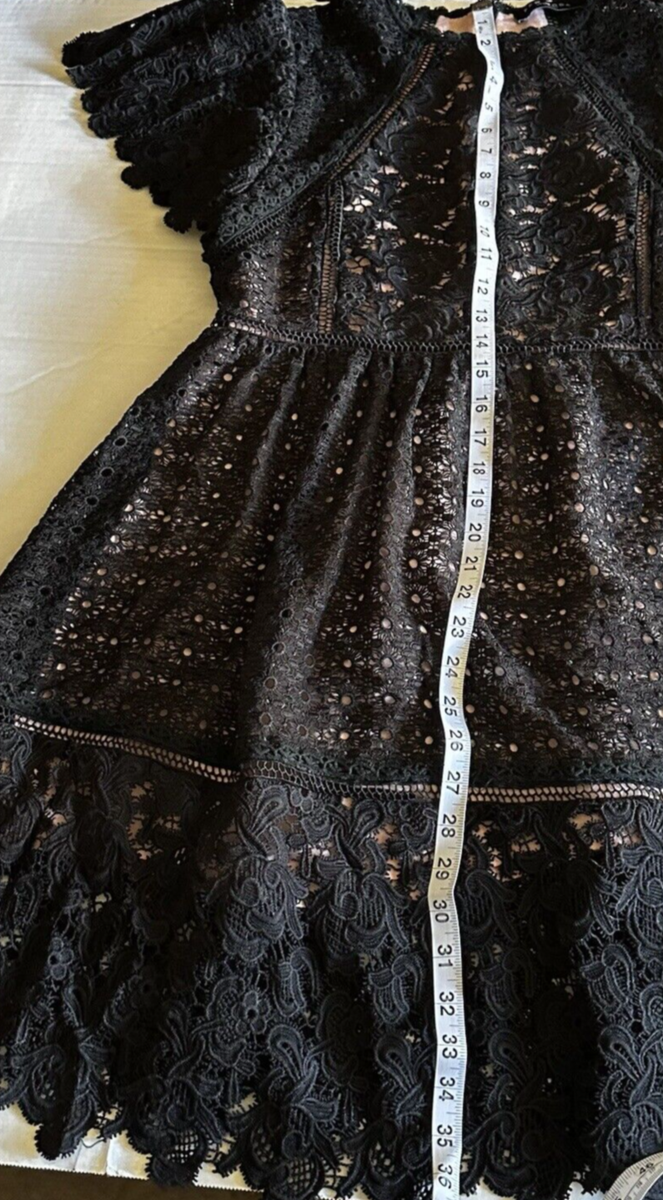 Few Moda New York Full Lace Dress Size Large Black Lined Fit & Flare Women's | eBay Few Moda New York Full Lace Dress Size Large Black Lined Fit & Flare Women's | eBay