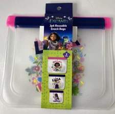 Disney Encanto  Package Has Only Two One Is Missing reusable snack bags
