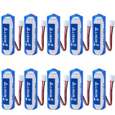 10pcs CR17505 3.0V 2500mAh Li-ion Battery with 2.54 white plug Non-rechargeable