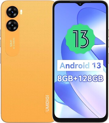 UMIDIGI G3 MAX 6.6'' 8+128GB Unisoc T606 Smartphone 50MP Camera Android 13 Unlock