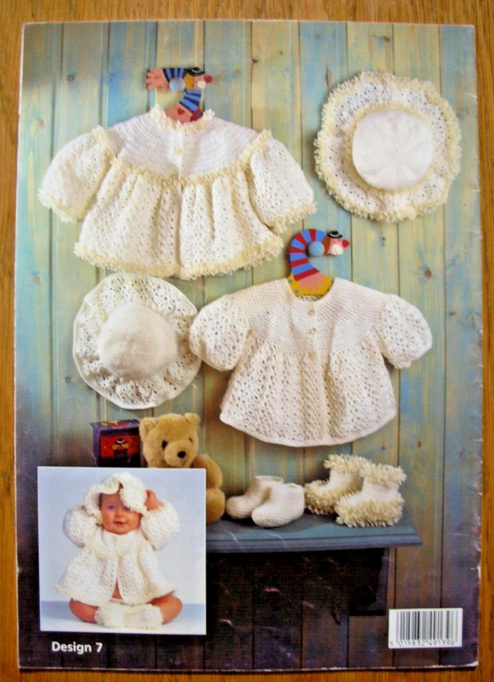 Peter Pan Knitting & Crochet Pattern Bk 253 - CREME DE LA CREME - 4Ply DK & Aran - image 2 of 4