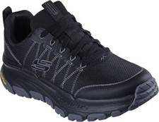 Skechers Men Shoes Black Comfort Sport Trail Outdoor Cushion Memory Foam 237641