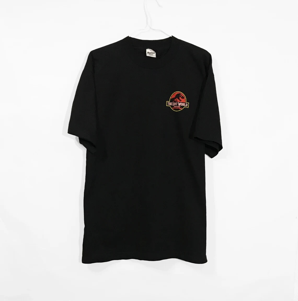 Sweatshirt Vintage Jurassic Park - The Lost World 1997 - Taille L - Coton Molleton