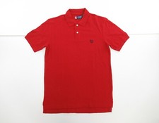 NWT CHAPS Men's Red Short Sleeve Polo Shirt Size S A631
